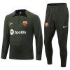 FC Barcelona Quarter Zip Sudadera De Entrenamiento Trajes 2023-24 Verde - Hombre